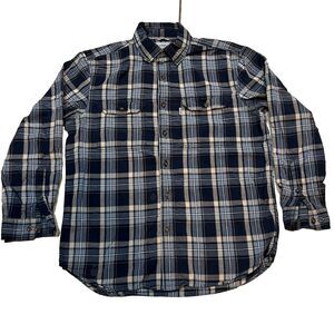 Carhartt Relaxed Fit  Plaid Long‎ Sleeve Shirt Men's Medium